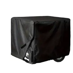 1pc Waterproof Universal Generator Cover For Most Generators 5500-15000 Watt, Black, 96.52x71.12x76.2cm