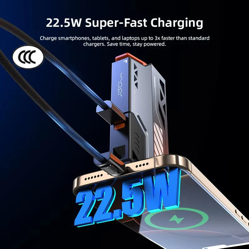 

VYVYLABS Portable Power Bank Removable Replaceable Battery Pack 20000mAh 22.5W Fast Charging External Battery for iPhone/Tablet