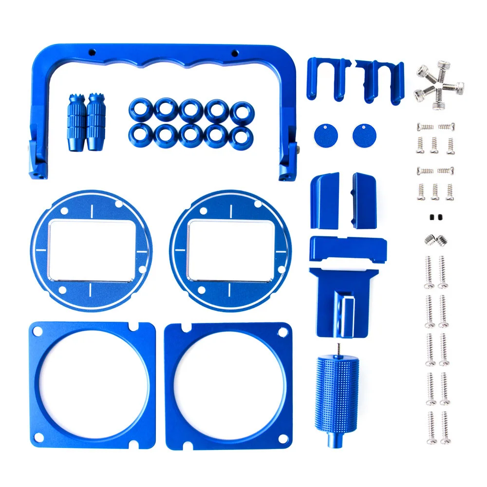 RadioMaster TX16S MKII V4 CNC Upgrade Part set view 2