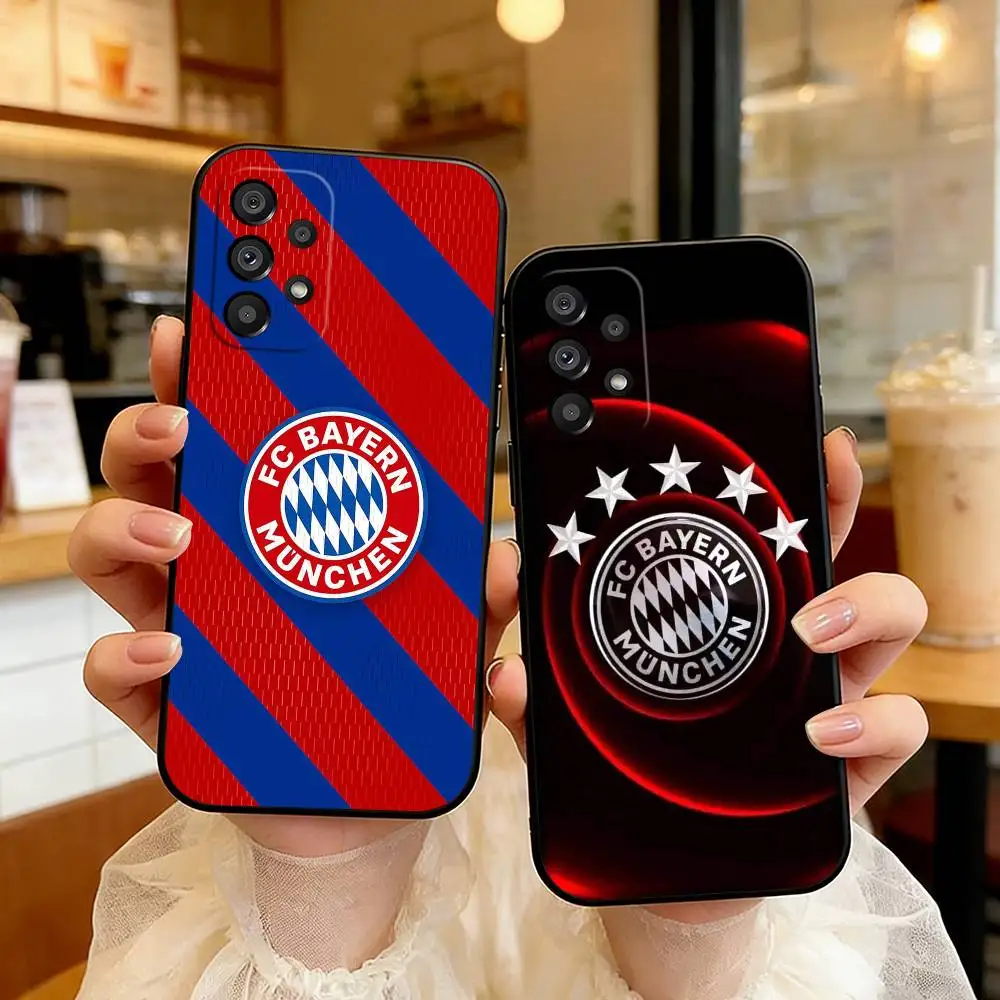 B-Bayern M-Munich For Samsung Galaxy A13,A21s,A22,A31,A32,A52,A53,A71,A80,A91 Soft Black Cover