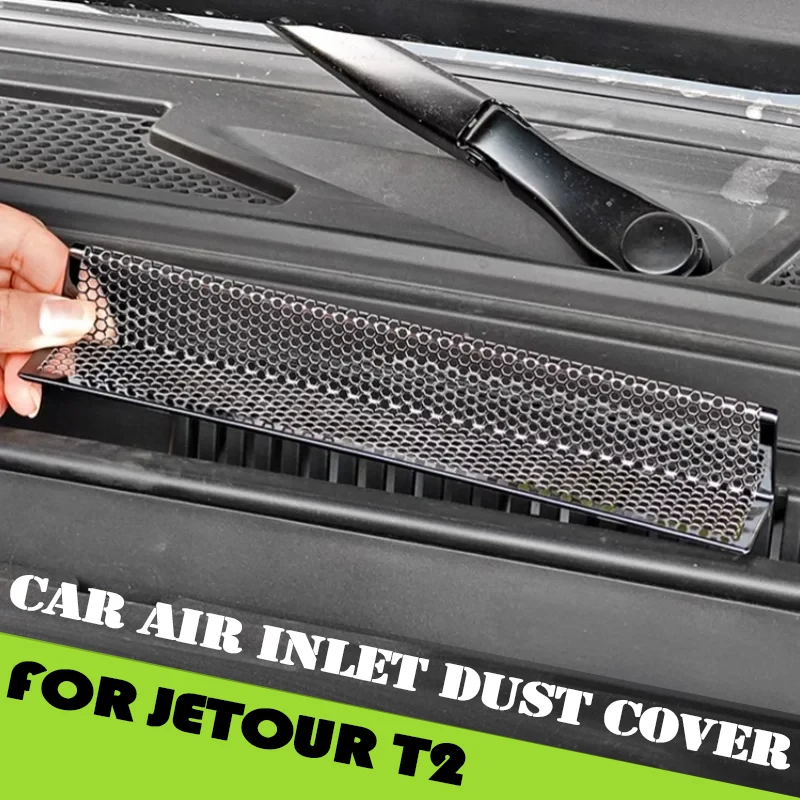 

Car Guide Trough Machine Cover Air Inlet Dust Cover Fit for JETOUR Traveler T2 Modified Air Conditioning Filter Protective Cover
