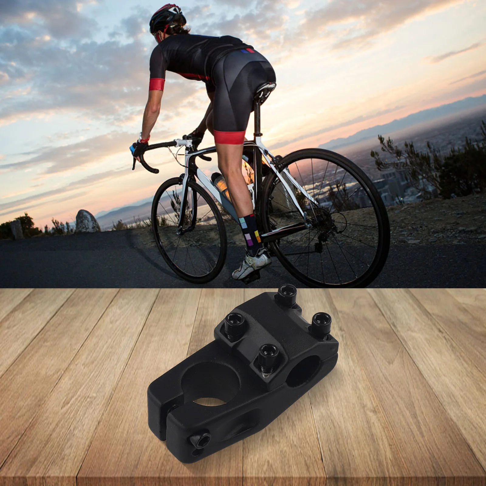 

For Cycling For Outdoor Biking Bikeshort Handlebar Stem Bicycle Accessory For Road Bike Suit For 28.6mm Bike Fork Up To 250g