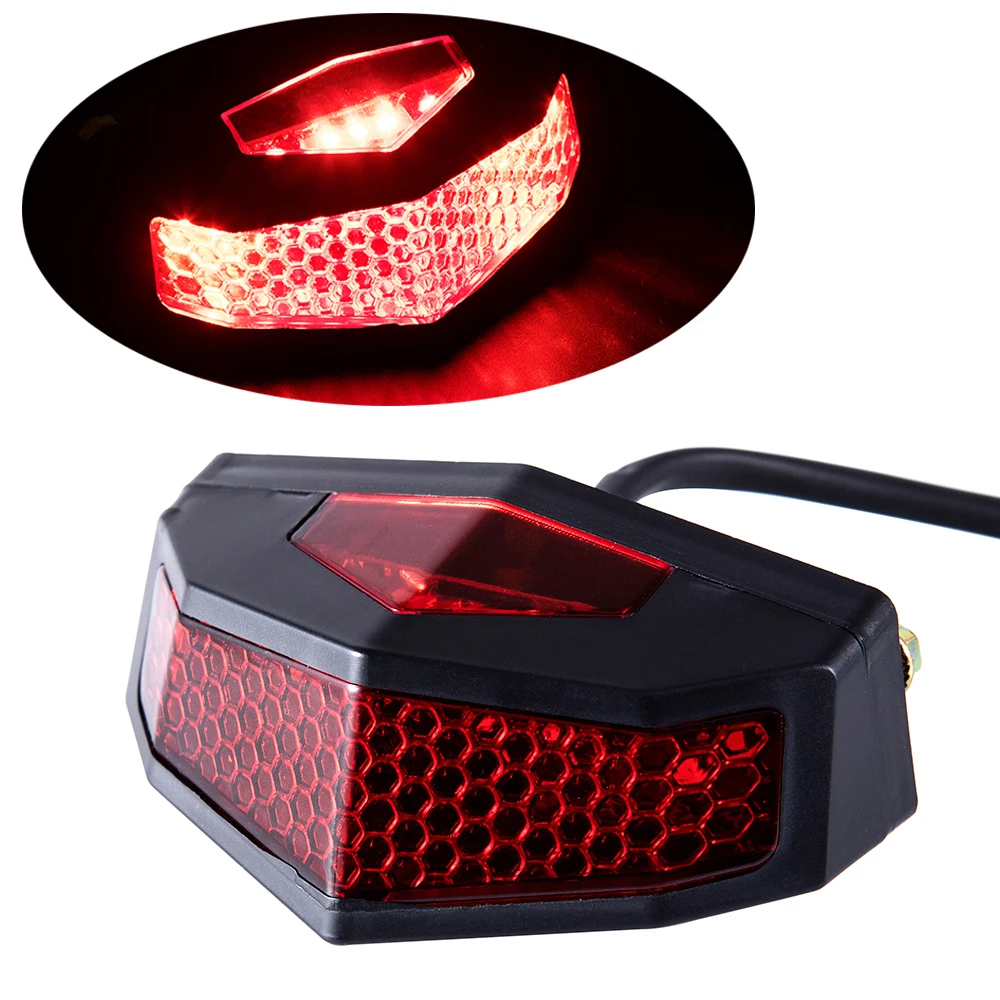 

12V Motorcycle Taillight Brake Turn Signal Light LED Running License Plate Lamp Motorcycle Led Brake Light Universal Parts