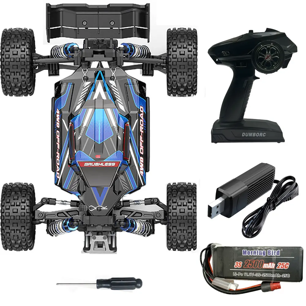 MJX Hyper Go 16208 Updated Version  Brushless 1/16 RC Car 2.4G Remote Control 4WD Offroad Race  High Speed Electric Hobby Truck