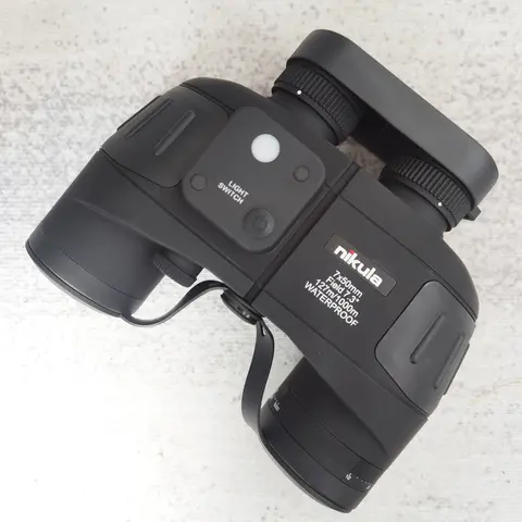 Waterproof Binoculars Nikula 7x50 Telescope High Powerful Long Range With Built-in Compass Hiking Hunting Equiment