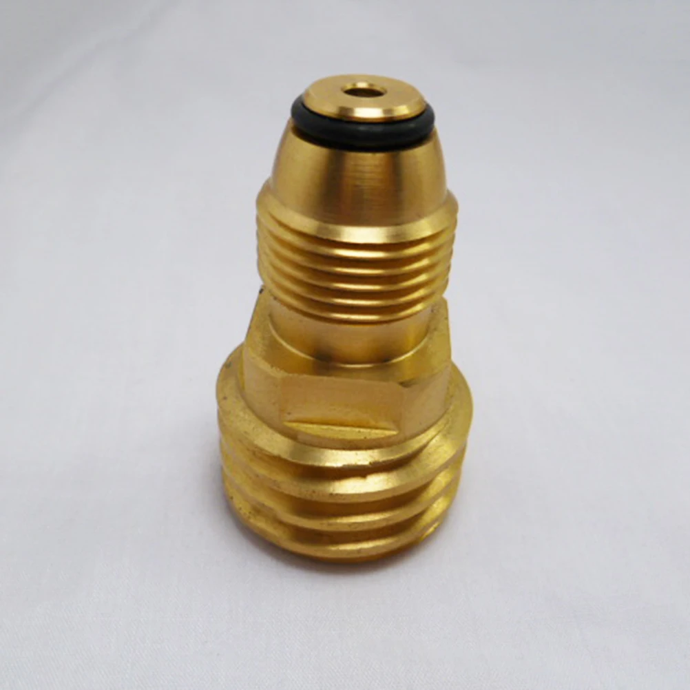 

Universal Propane Tank Connector Full Metal Adapter For Old Style Valve To New Hose Regulator Easy Install Bbq Grill
