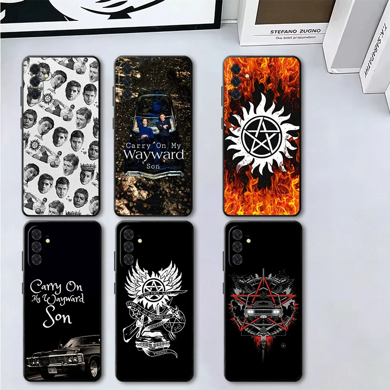Supernatural SPN Babaite Soft Phone Case for Samsung A17 A37 A57 A16 A26 A36 A56 A15 A25 A35 A55 A14 A24 A34 A54 A13 A23 A33 A53