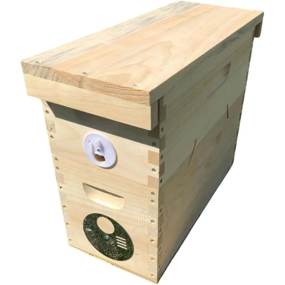 Trampa para Nido de Abejas eySwarm Trap 5/e (HIVS NO Incluidos), Little Larue, Completamente Ensamblada con Colgador para Árbol, Reutilizable, Caja de Atracción para Nido de Abejas o Contenedores para Guardar, para Uso en Exteriores