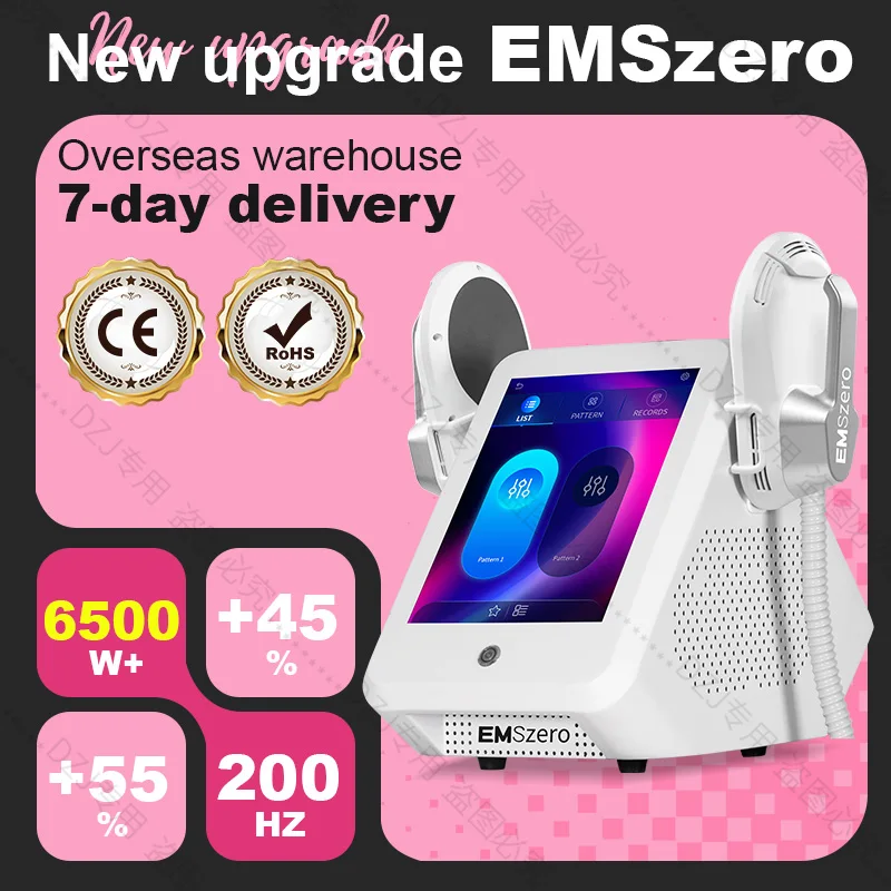 

Professional EMSzero RF Slimming Machine 6500w Muscle Stimulation Sculpting Fat Reduction Body Shaping New Upgrade 2025