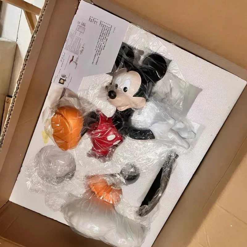 108/126cm Disney Cartoon Anime Mickey Mouse taca Led Disney Model kolekcja figurek do salonu dekoracja domu lalka