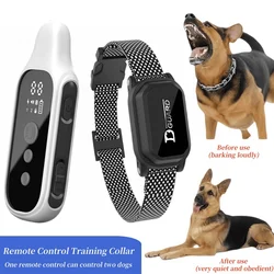 800m Digital Dog Training Collar Waterproof Rechargeable Remote Control Pet with LCD Display for All Size Shock Vibration Sound