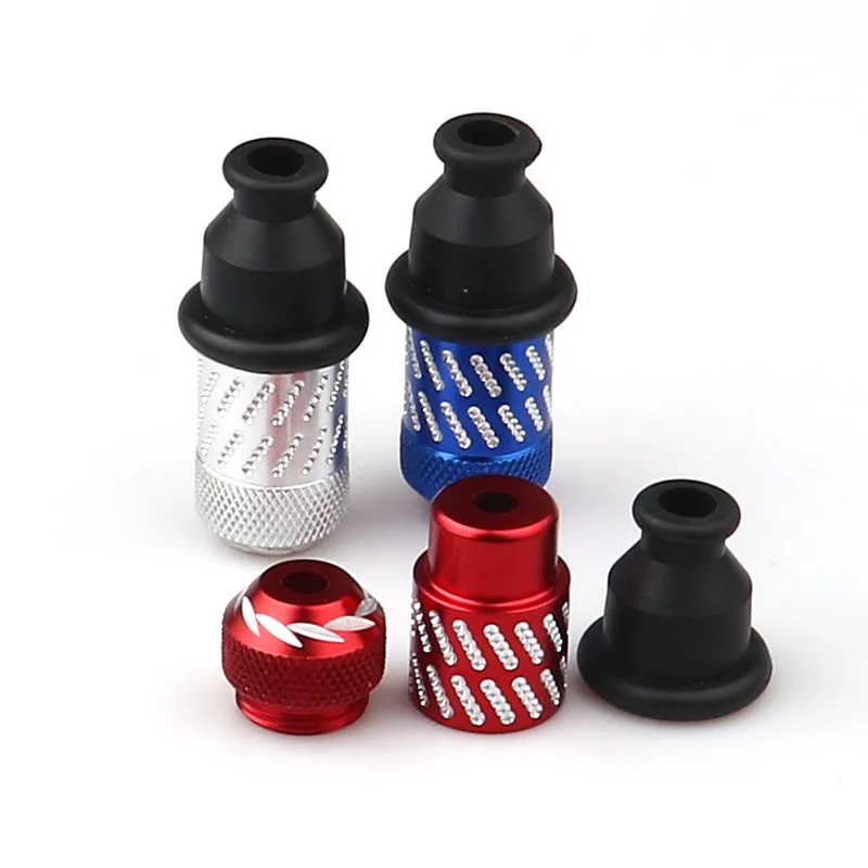 1Pcs Creative Mini Storage Portable Detachable Washable Metal Tube Nipple Tobacco Smoking Accessories with Rubber Mouthpiece