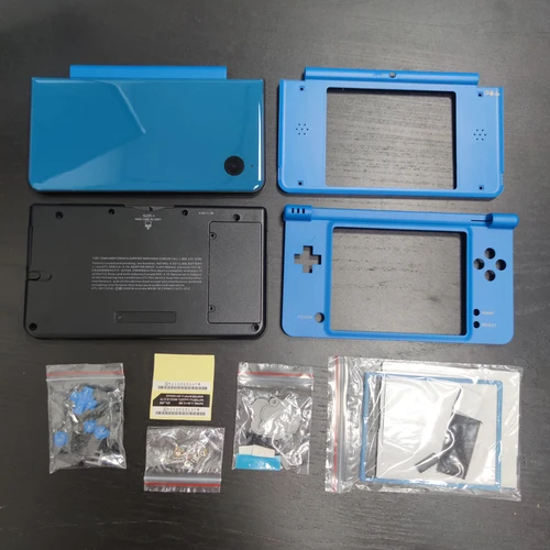 Accesorios completos de repuesto 1:1 de alta calidad, 7 colores, para Nintendo NDSi XL/LL, con Kits de botones