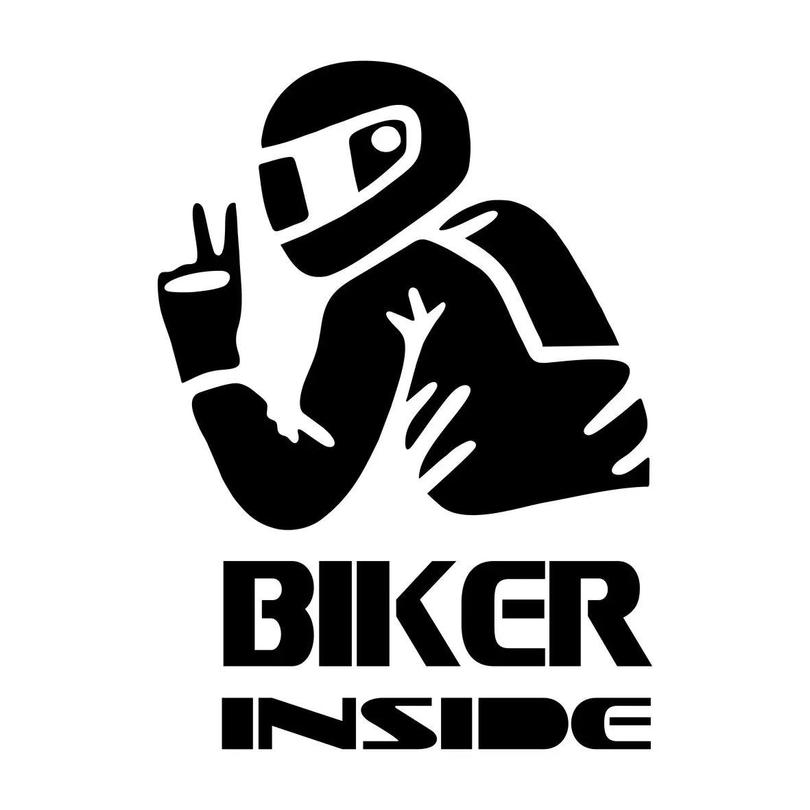 AliExpress Biker Girl Inside Vinyl Sticker Biker Boy Bike Motorcycle Decals Funny Car Window Decoration Gitf