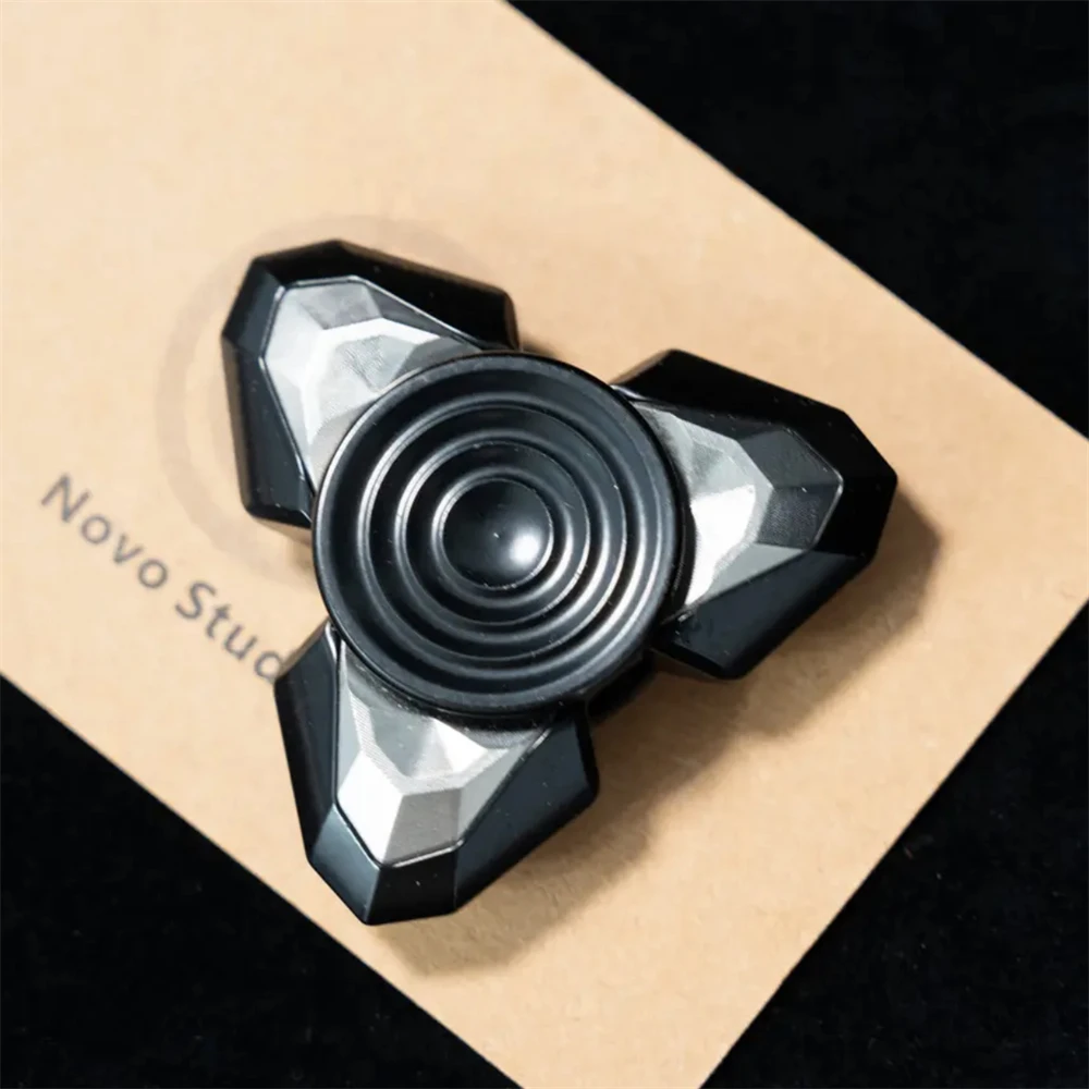 NOVO Koper Staal Fidget Spinner EDC Slider Speelgoed Anti Stress Hand Spinner voor Kinderen Volwassenen ADHD Angst Relief Zintuiglijke Speelgoed