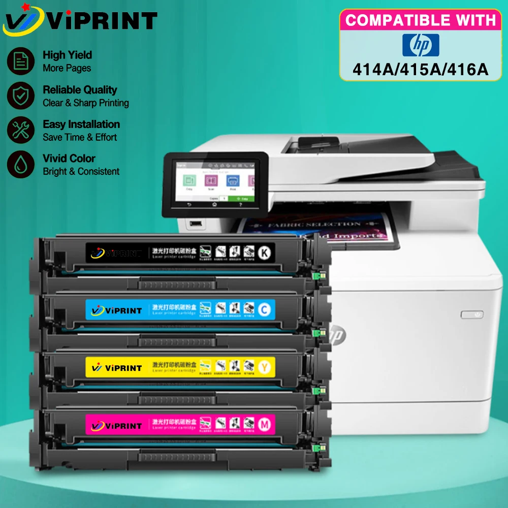 W2020A W2030A Compatible 414A 415A 416A Toner Cartridge for HP Laserjet Pro M454 M454dw/nw MFP M479 M479dw M479fdw No Chip