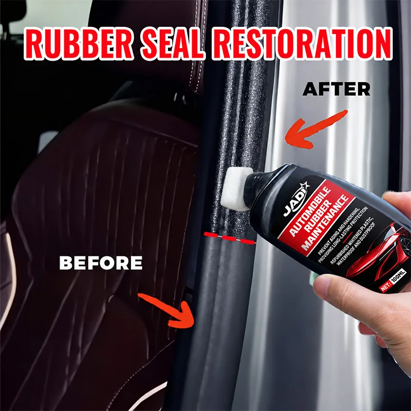 Rubber Seal Protector, Anti-Stick Anti-Crack, Restores Color Flexibility, Less Noise, Longer Life, Car Door Window Trunk Engine
