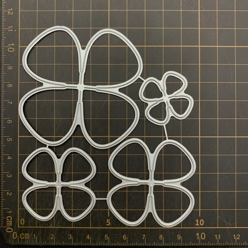 9 أنواع من الزهور والأشجار والفطر المعدني قطع يموت الإستنسل DIY بها بنفسك سكرابوكينغ النقش الزخرفية الحرفية يموت CutsTemplate #3