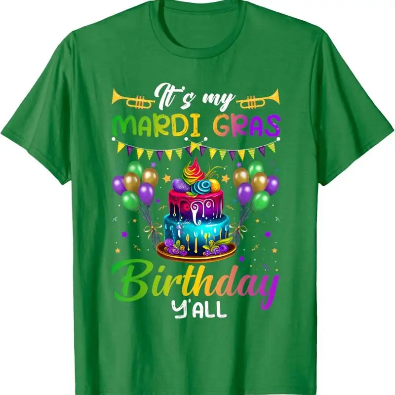 

Футболка It My Mardi Gras Birthday Yall Happy
