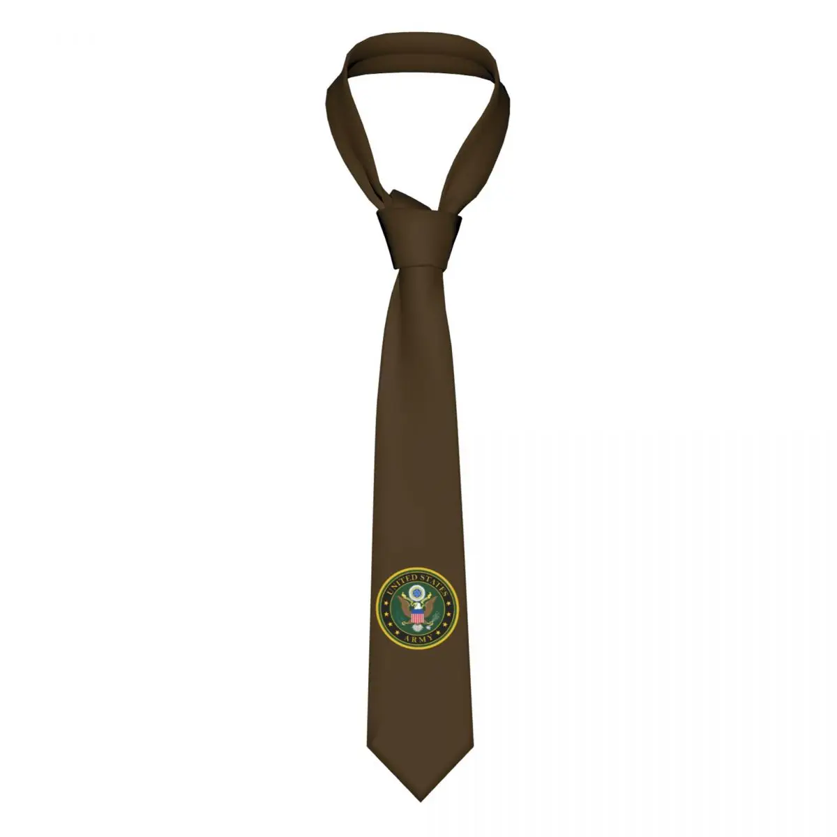 Custom Personalized United States Army Tie Men Fashion US Military Soldier Silk Party Neckties