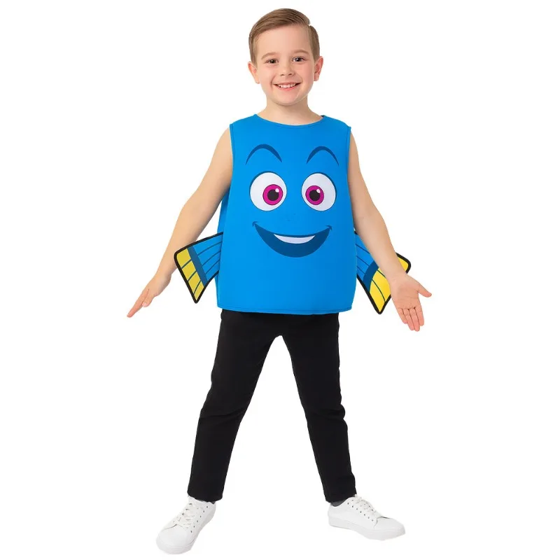 Disfraz de pez payaso Nemo para niños, traje de Animal en el océano para Halloween, ropa de actuación para fiesta, juego de rol de dibujos animados de Anime de película