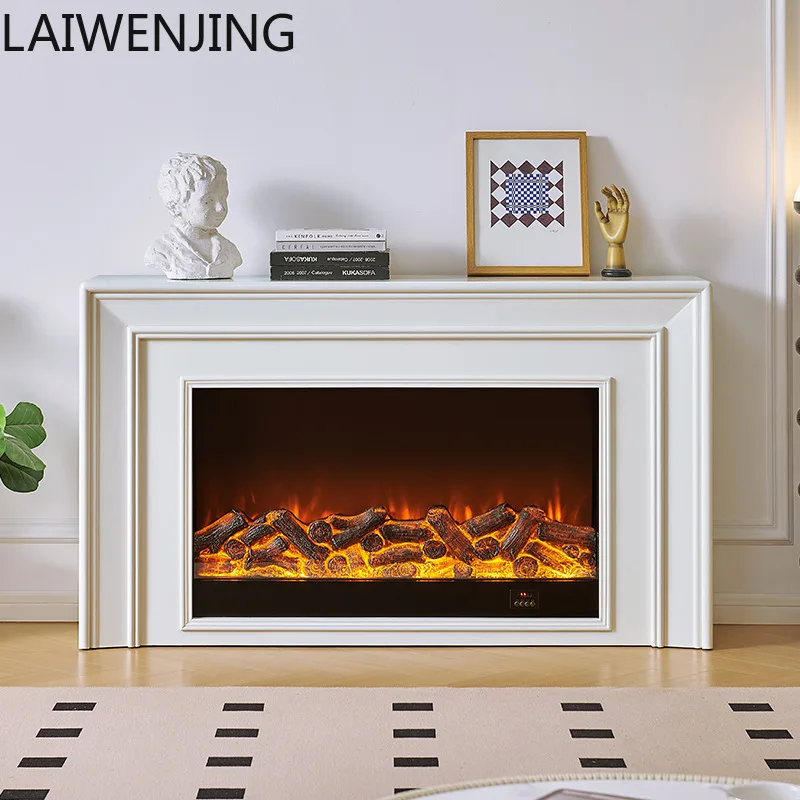 

HLZ fireplace decorative cabinet 1.2 meters retro electronic heating fireplace core