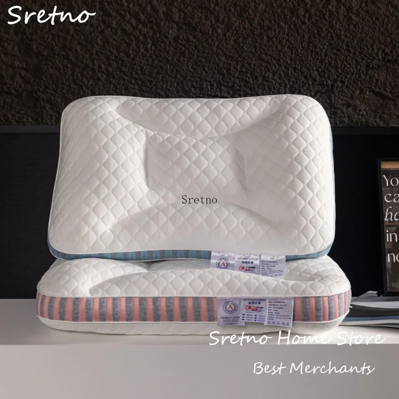 

SRETNO New SPA Deep Sleeping Memory Neck Pillow Washable and Does Not Deform Pillow Does Not Collapse Body Pillows almohadas
