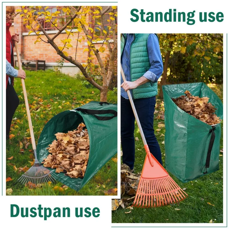 

ABBO-многоразовые мешки для мусора в дворовом стиле, большая складная садовая сумка для газона и листьев для мусора, травы, стрижки