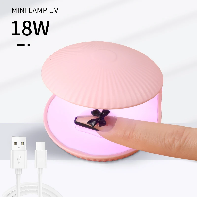 Mini Nagel UV LED Gel politur Härtung lampe Schale Form Qucik Trocknungs lampen für Nägel Licht tragbaren Trockner für Maniküre Nail Art Tool