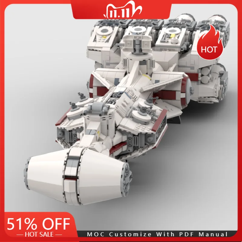 

6479 PCS MOC Star Battle Cool Frigate Model Building Blocks Bricks DIY Creative Assembly Educational Toys Kids Christmas Gifts