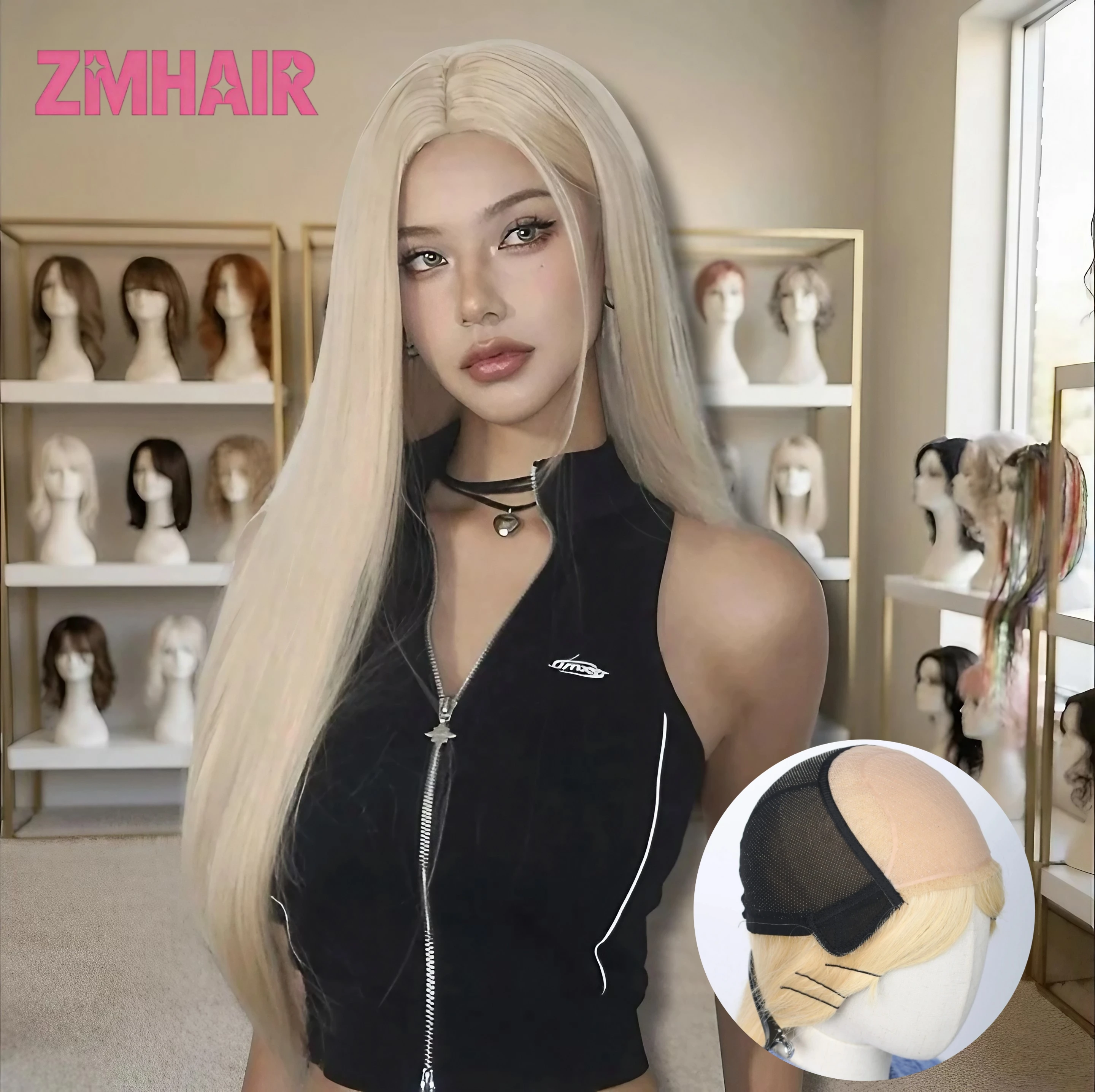 

# Светло-русый парик из натуральных человеческих волос 613 для женщин, 6x6 дюймов, с шелковым верхом, эластичной сеткой и полиуретановой окантовкой, медицинский парик с эффектом естественной кожи головы