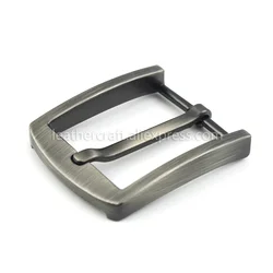 1piece 40mm Metal Belt Buckle Men's Waistband Pin Buckle Antique Silver Leather Craft Belt Parts Fit for 38mm Strap