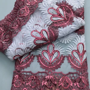 Vải ren màu xanh vải tuyn màu xanh, sequin, thêu châu Phi, váy cưới của Pháp, chất lượng cao, chất lỏng, sang trọng, A3812, 2024 12 Têu doanh doanh bán chính bằng vải tuyn ren - №1