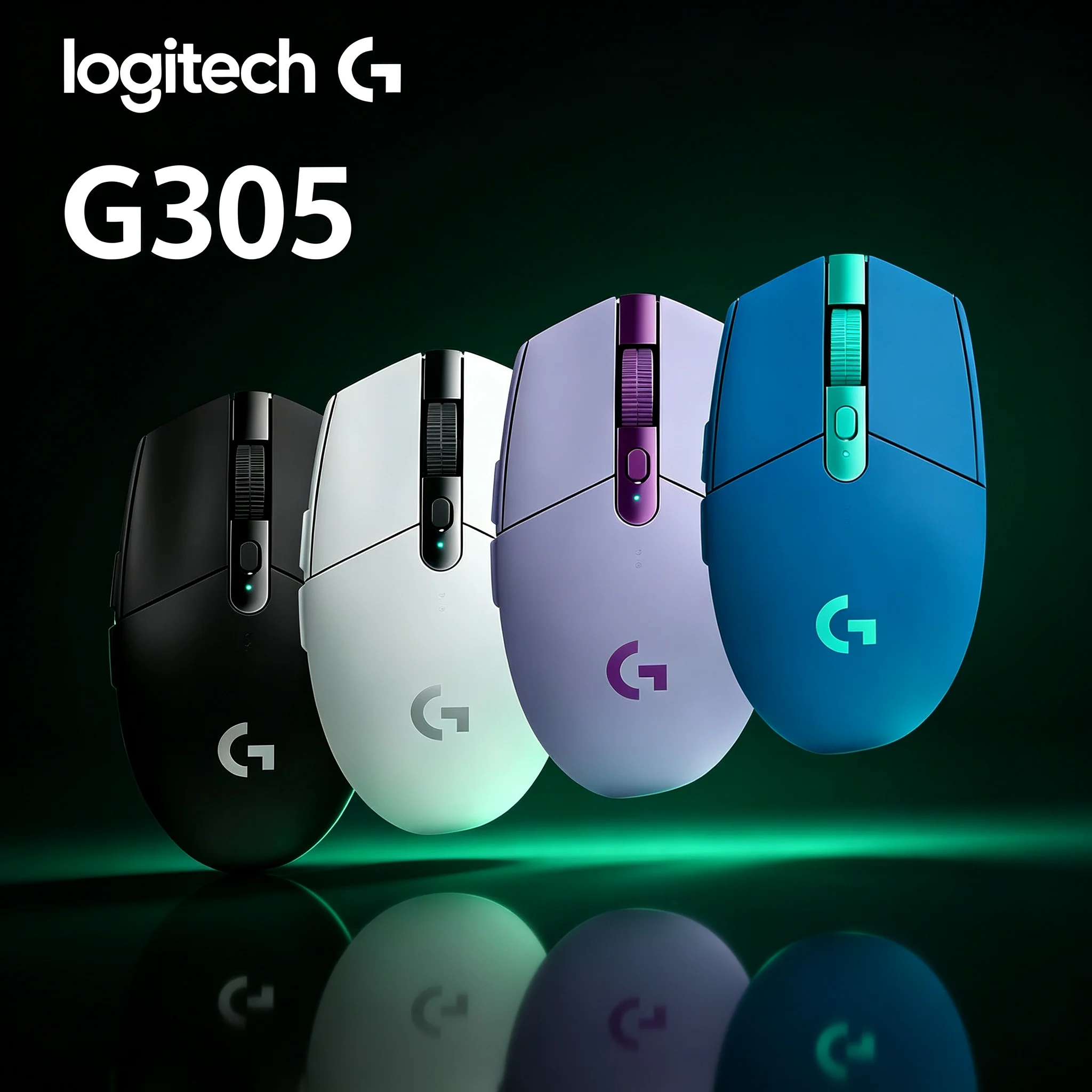 Original Logitech G305 Wireless Gaming Mouse Stable 2.4G Signal Hero Sensor For CS2 PUBG LOL Valorant E‑Sports Game Desktop Lapt