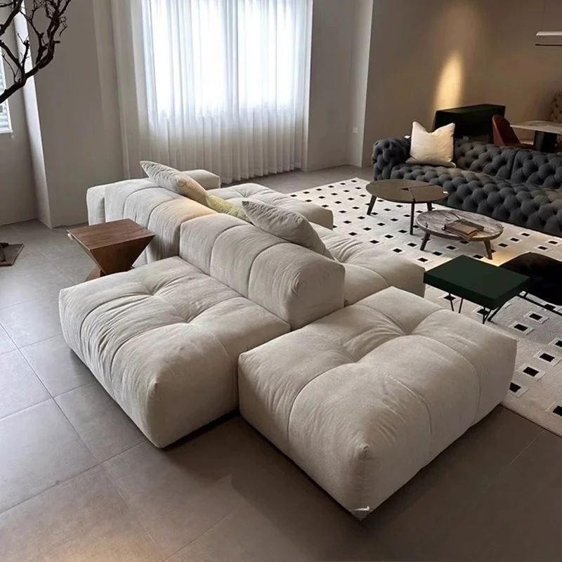 Italian minimalist double-sided pixel sofa