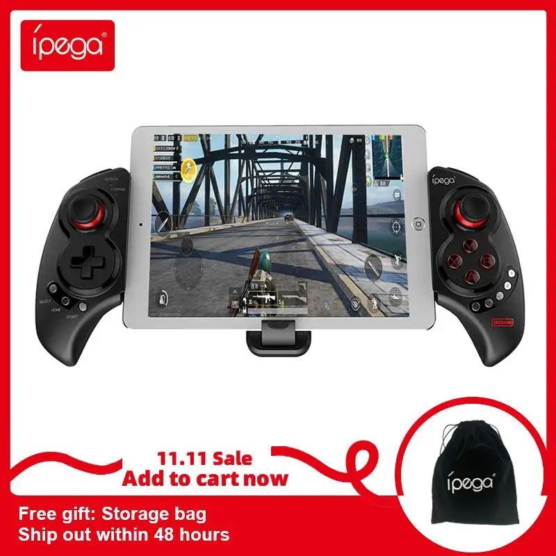 

Top Ipega Gamepad PG-9023S Bluetooth Wireless/Wired Joystick Elongation 28cm PUBG Mobile Game Controller for iOS Android PC