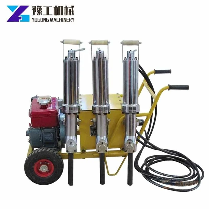 YUGONG Hydraulic Quarry Splitter Machine Hydraulic Wedge Rock Splitter Wedges For Cutting Stones Prices