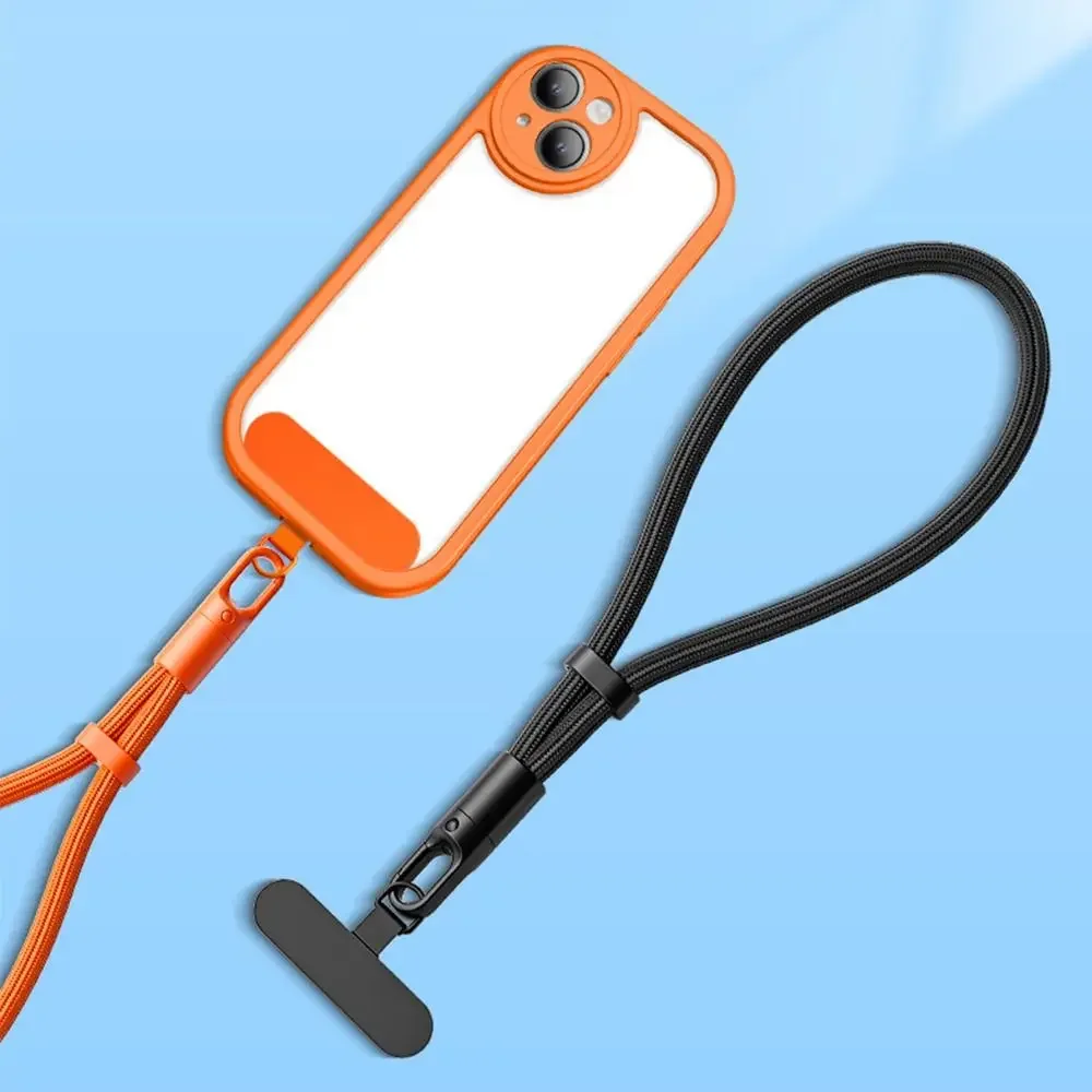 Universal Mobile Phone Hanging Rope Adjustable Lanyard Woven Anti-lost Anti-Falling With Clip Wrist Strap Smartphone Accessories