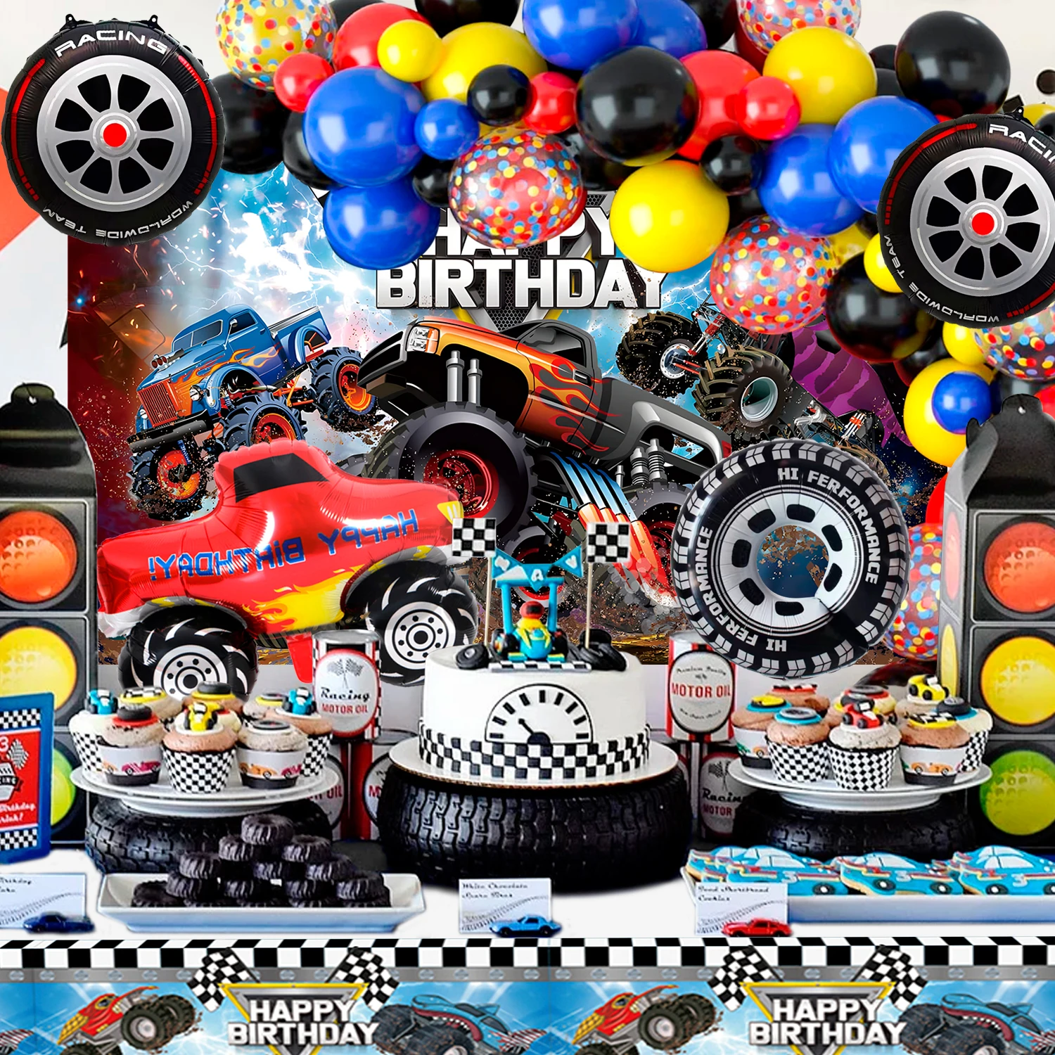 26 Pcs Racing Car B…