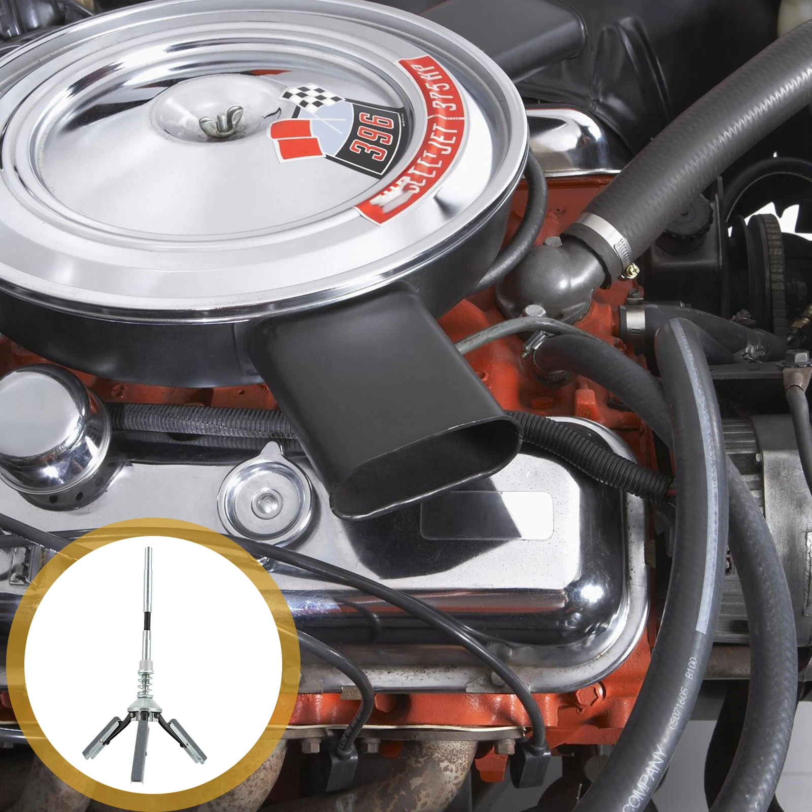 

1pc Engine Hone Tool Deglazer Steel Abs Car Polisher Self-Centering Flexible Shaft Fast Cutting Grit Piston Cylinder