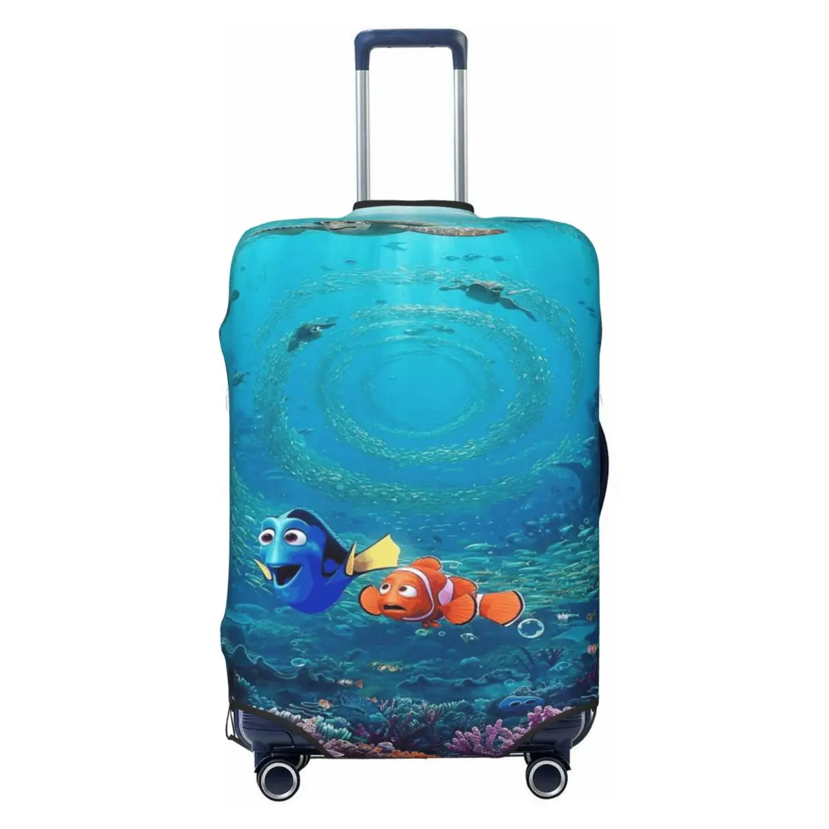 

Custom Finding Nemo Cartoon Luggage Cover Elastic Travel Suitcase Protective Covers Fits 18-32 Inch