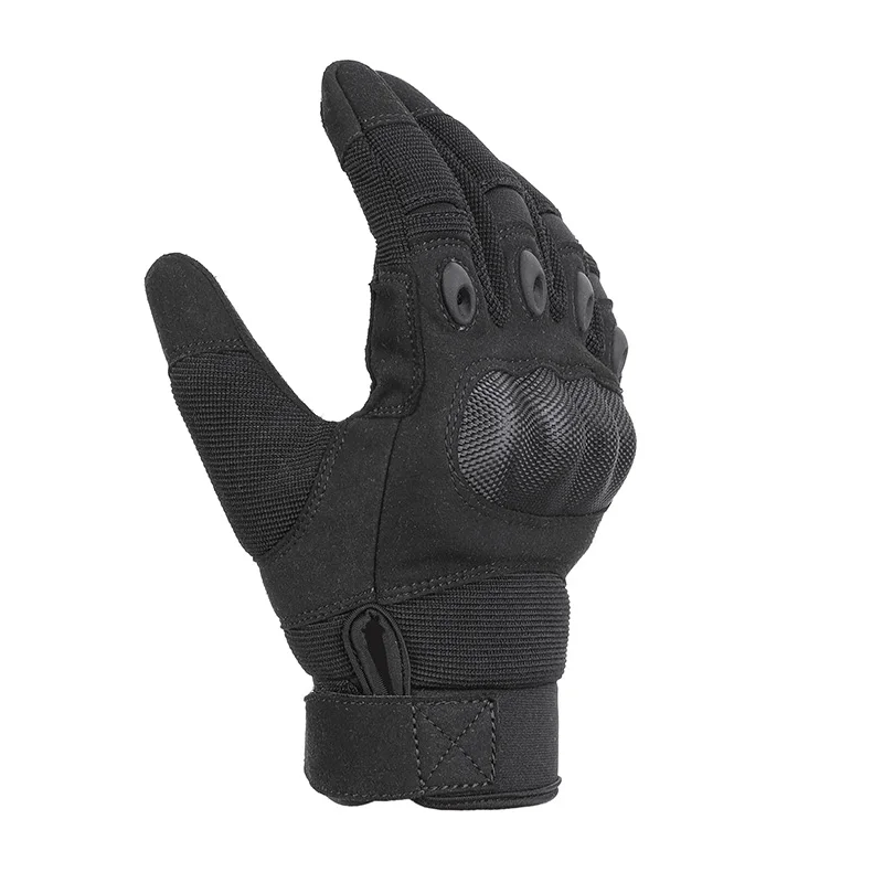 Emersongear Tactical Full Finger Combat Gloves Hand Protective Gear Handwear Hunting Airsoft Cycling Sports Outdoor Training BK