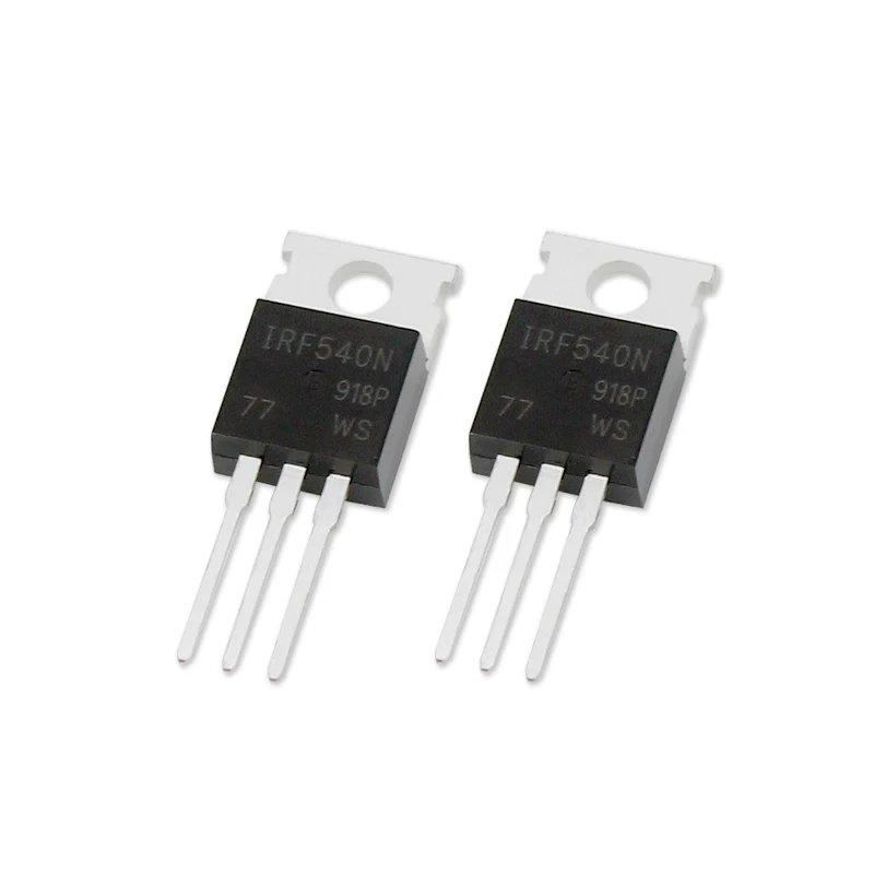 5pcs IRF540 Transistor 540 IRF540PBF TO220 MOSFET MOSFT FETs 100V 33A TO-220 Field Effect Transistors Set Electronic Component