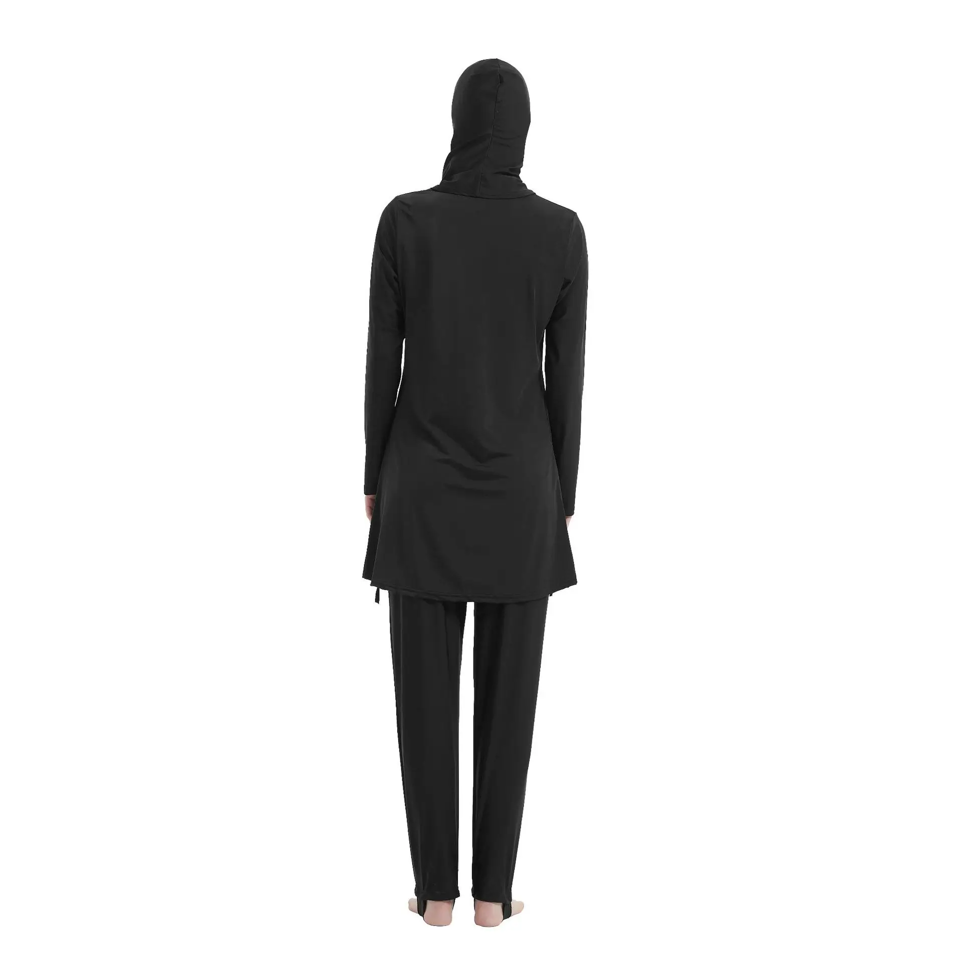 3 uds modesto Burkini Femme Musulmane conjunto De cubierta completa traje De baño musulmán mujeres Maillot De Bain Hijab traje De baño Islam traje De baño