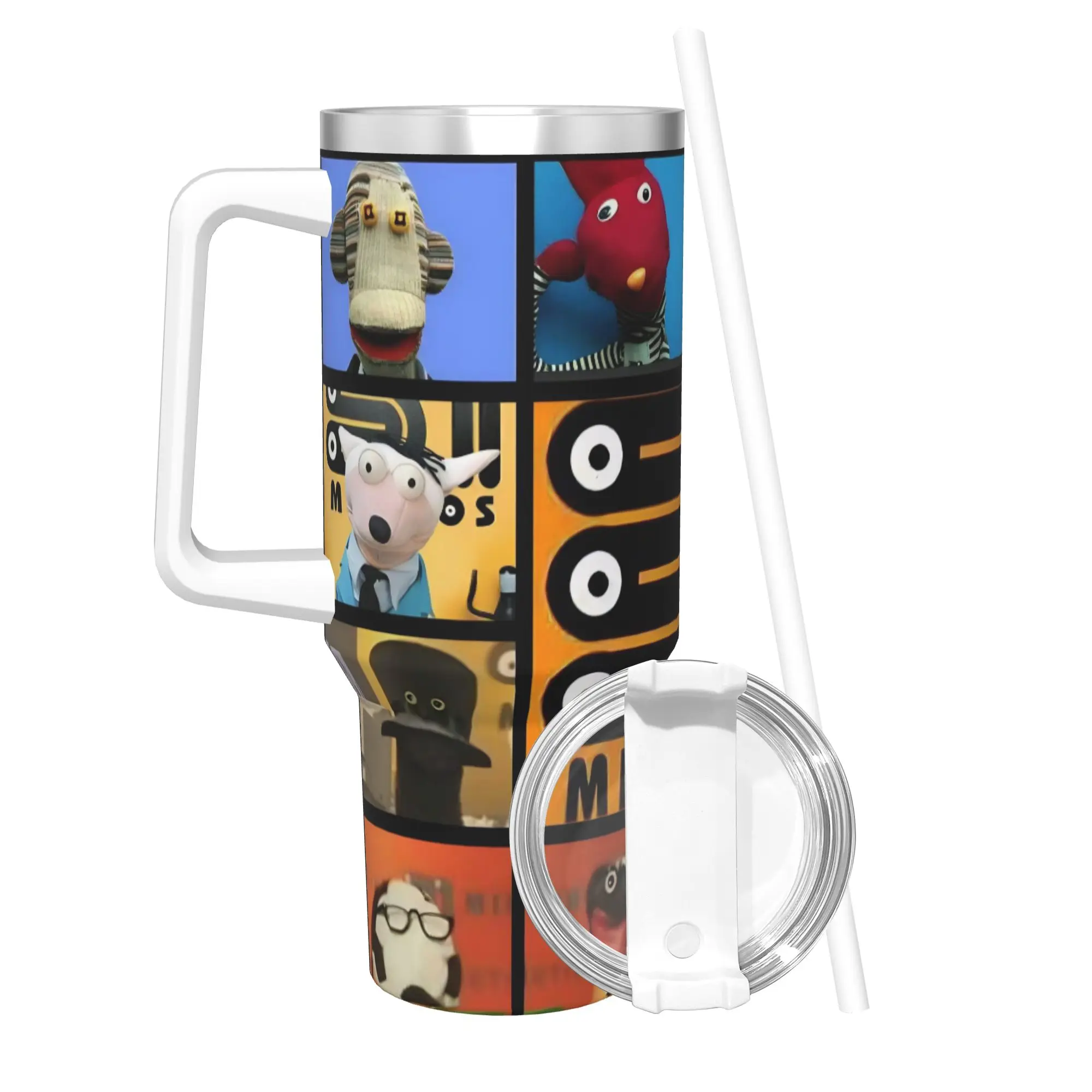 

Термокружка-тамблер 31 Minutos, вакуумная, с двойными стенками, в стиле чилийской комедии, 40 унций