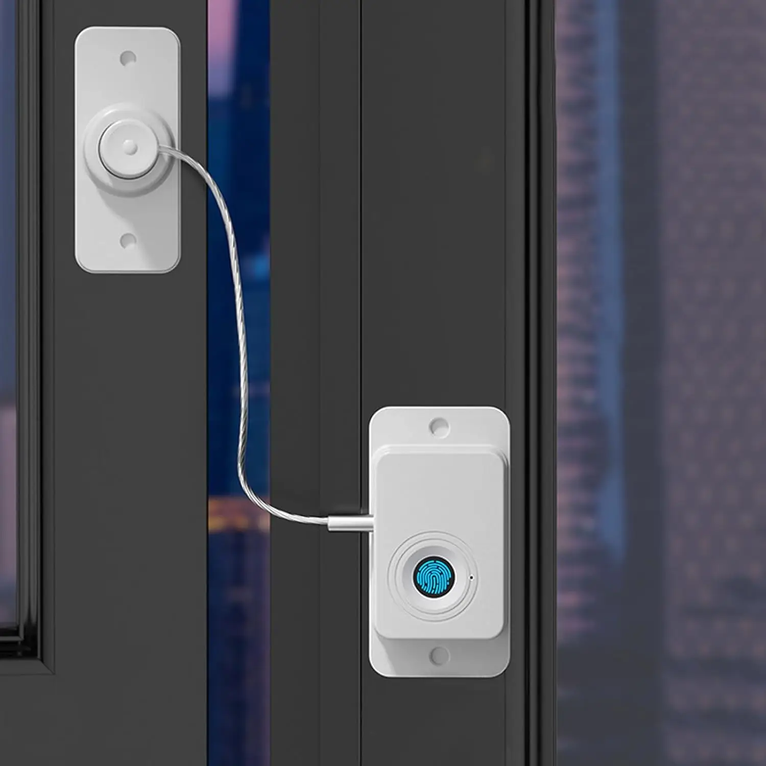 Child Safety Lock with Fingerprint Unlock, Easy-to-Use and Secure for Home, Office, Perfect for Cabinets,Drawers,Liquor,Cupboard