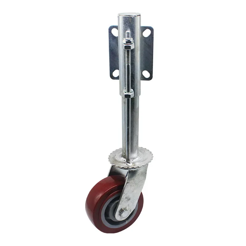 Heavy Duty 4 Inch 2 inch 3inch 5inch Door Casters with Damping and Machine Gate Spring Wheel