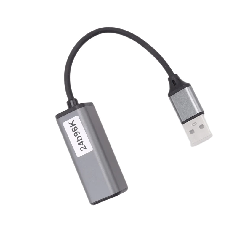 USB to Optical Audio Converter USB to SPDIF Adapter 24bit/96KHZ Audio Adapter for Connecting Laptop to Soundbar