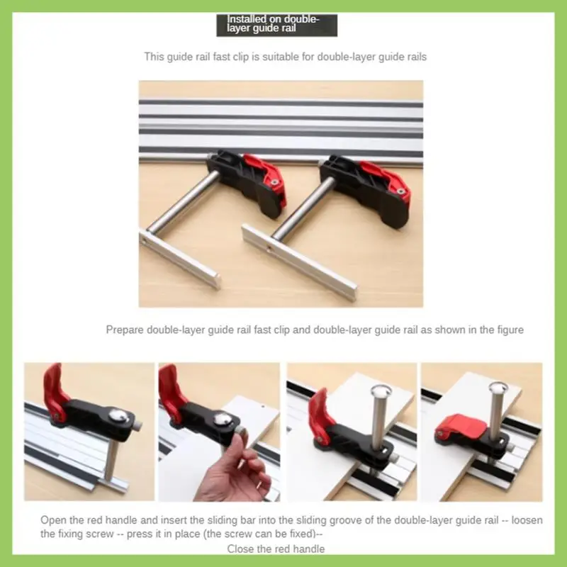 

Workbench Dog Holes Quick Acting Hold Down Clamp Adjustable Hold Down Clamp Press Quick Clamp For Chute Quick Presser