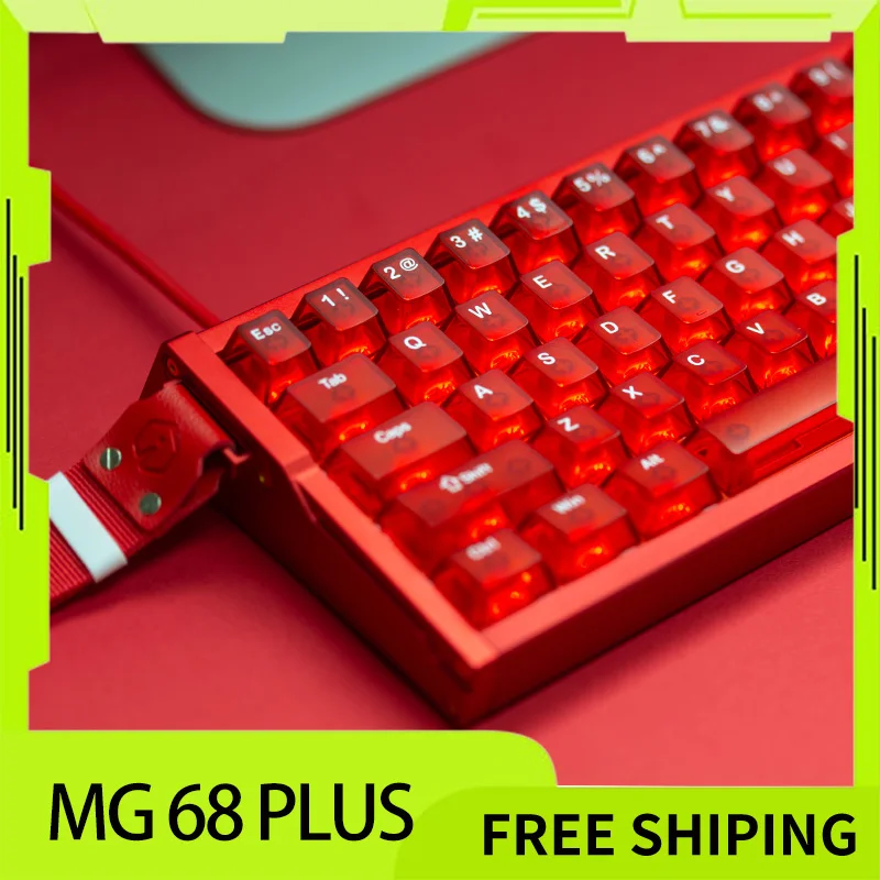 Custom New IROK MG68 PLUS ACE Magnetic Switch Mechanical Keyboard RGB 8K Gamer PC E Sports Gaming Accessories Gift